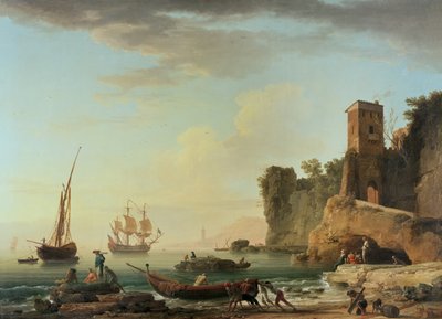 Le port de Gênes - Claude Joseph Vernet